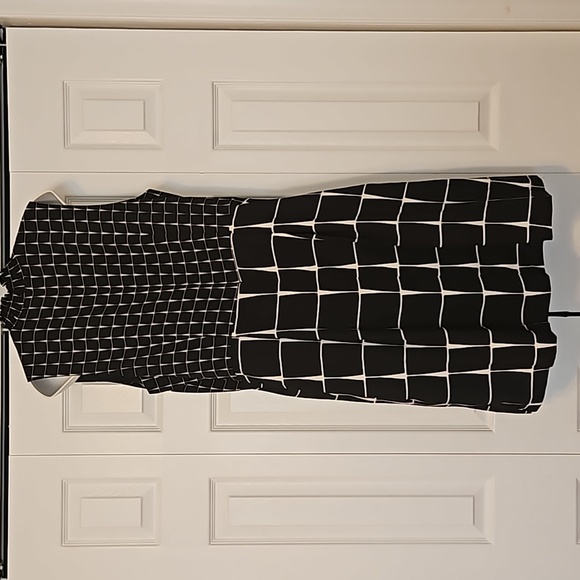 Who What Wear Black and White Dress - Picture 4 of 8